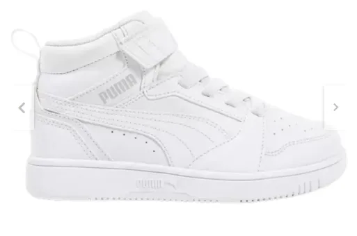 ZAPATILLA PUMA REBOUND V6 MID AC+PS 393832 05 TALLA 30 COLOR BLANCO ROSADO