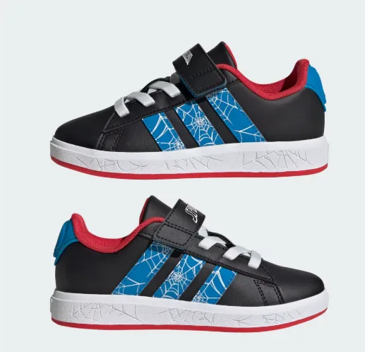 ZAPATILLA ADIDAS GRAND COURT SPIDER MAN EL JQ8073 TALLA 32 COLOR NEGRO AZUL