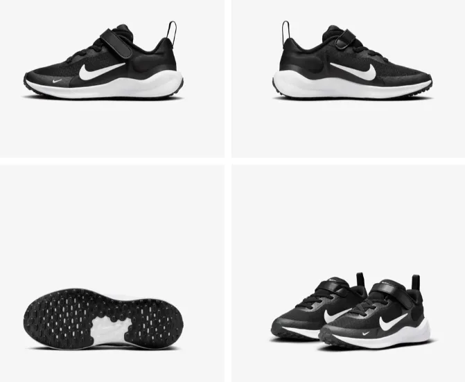 ZAPATILLA NIKE REVOLUTION 7 FB7690 003 TALLA 26 COLOR NEGRO/BLANCO