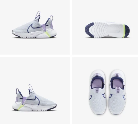 ZAPATILLA NIKE FLEX PLUS 2 DV9000 006 TALLA 29.5 COLOR GRIS Y MORADO
