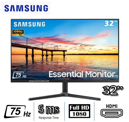 MONITOR SAMSUNG LS320B300NWNXGO, PLANO, 32", 1920X1080,
