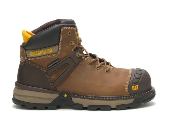 CAT EXCAVATOR SUPERLIT CSA/CARBON COMPOSITE TOE P724871 TALLA 42 BOTIN MARRON