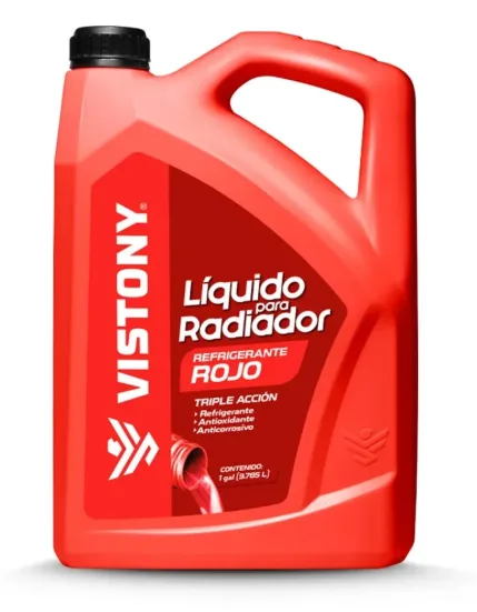 ACEITE LIQUIDO DE RADIADOR ROJO 3.785 LT - VISTONY