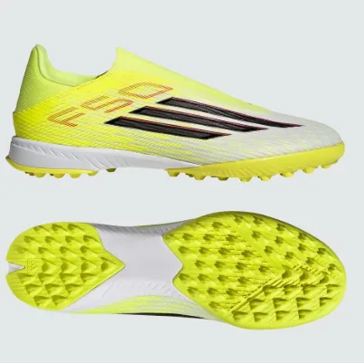 ZAPATILLA ADIDAS F50 LEAGUE LL TF JR8979 TALLA 44.5 VERDE LIMON BLANCO