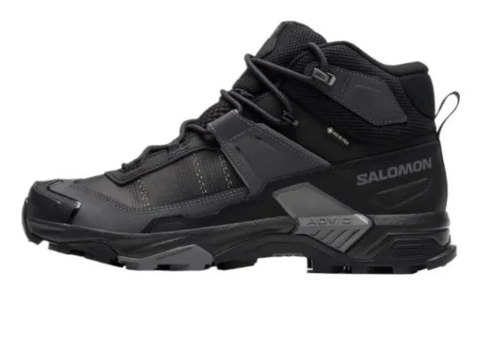 ZAPATILLA SALOMON X ULTRA 5 MID GTX 477542 TALLA 42 NEGRO PLOMO