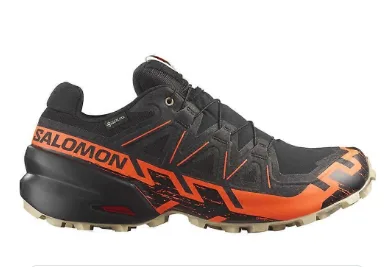ZAPATILLA SALOMON SPEEDCROSS 6 GTX 478795 TALLA 40 NEGRO NARANJA