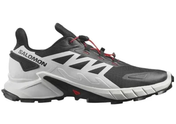 ZAPATILLA SALOMON SUPERCROSS 4 417366 TALLA 43.5 NEGRO BLANCO