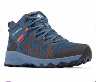 ZAPATILLA COLUMBIA PEAKFREAK II MID OUTDRY BM2138 441 TALLA 43 AZUL NARANJA