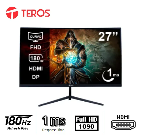 MONITOR TEROS TE-2787G, 27", 1920X1080, 180HZ, 1MS