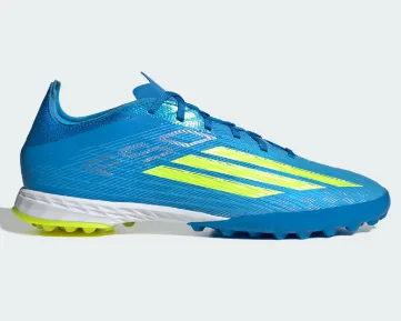 ZAPATILLA ADIDAS F50 PRO TF JR8942 TALLA 43.5 AZUL VERDE LIMON