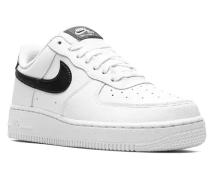 ZAPATILLA NIKE WMNS AIR FORCE 1 DD8959 103 TALLA 37.5 BLANCO NEGRO