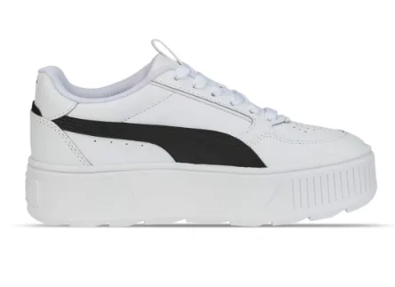 ZAPATILLA PUMA KARMEN REBELLE JR 388420 02 TALLA 36 BLANCO NEGRO