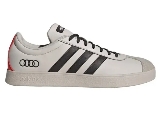 ZAPATILLA ADIDAS VL COURT AUDI KI6081 TALLA 43.5 GRIS NEGRO