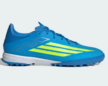 ZAPATILLA ADIDAS F50 LEAGUE TF JR8975 TALLA 42.5 AZUL VERDE LIMON
