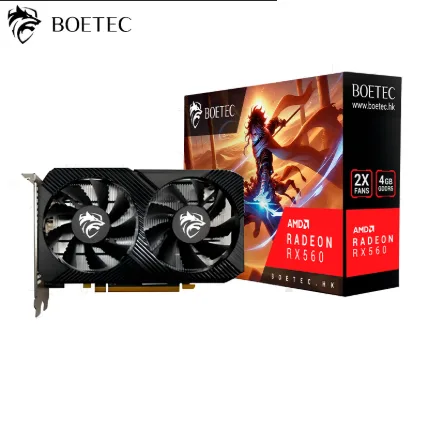 TARJETA DE VIDEO BOETEC RX 560, 4GB DDR5