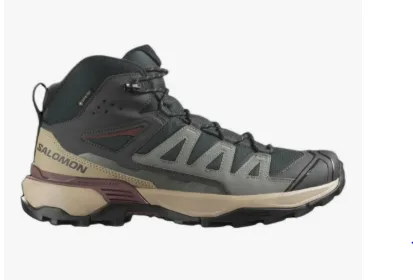 ZAPATILLA SALOMON X ULTRA 360 MID GTX 477433 TALLA 44 NEGRO GRIS