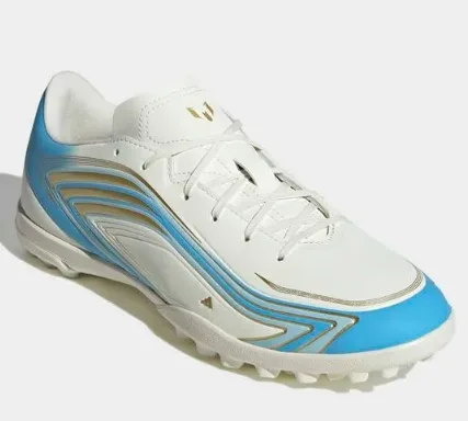 ZAPATILLA ADIDAS F50 MESSI CLUB TF KK1377 TALLA 42 BLANCO CELESTE DORADO