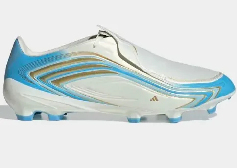 CHIMPUN ADIDAS F50 MESSI LEAGUE FG IH1902 TALLA 39.5 BLANCO CELESTE DORADO