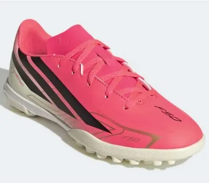 ZAPATILLA ADIDAS F50 HYPERFAST CLUB TF KK1366 TALLA 31 ROSADO CREMA