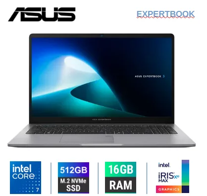 LAPTOP ASUS CORE 7 240H, 16GB, 512GB, 15.6" -  Expertbook P1503CVA-S72120