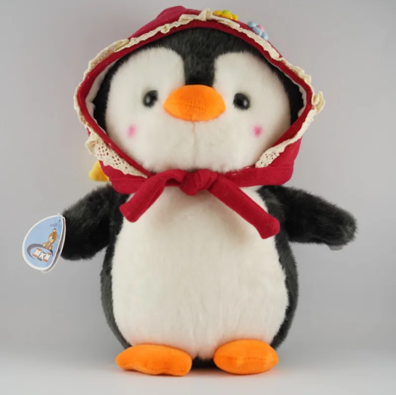 PELUCHE PINGÜINO GRANDE CON GORRA