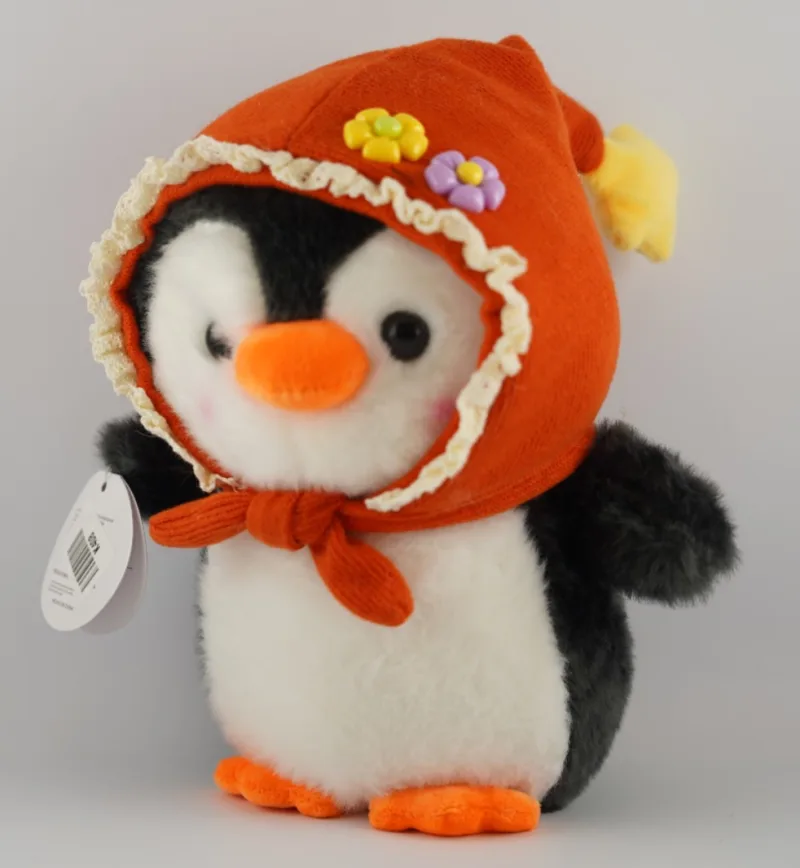 PELUCHE PINGÜINO PEQUEÑO CON GORRA