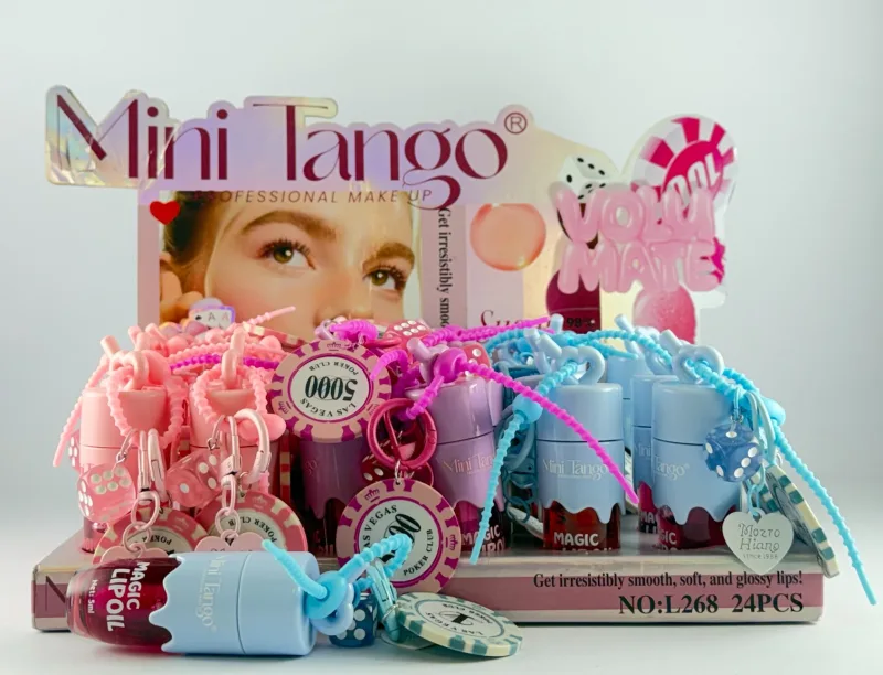 BRILLO LABIAL CON LLAVERO FICHA MAGIC MINI TANGO 5ML JARUSA
