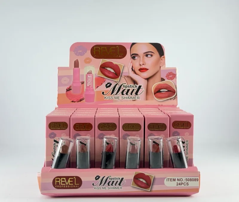 LABIAL MATT LIPSTICK KISS ME SHIMMER  3.6G REVEL