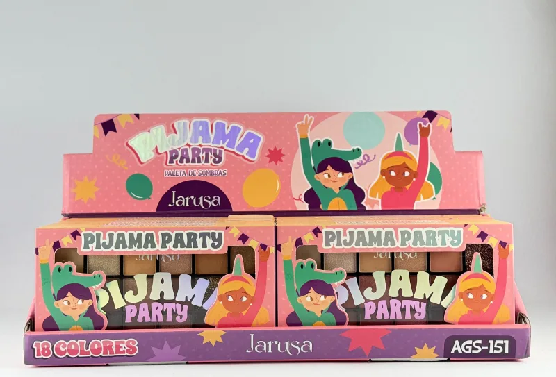PALETA DE SOMBRAS PIJAMA PARTY x 18 COLORES