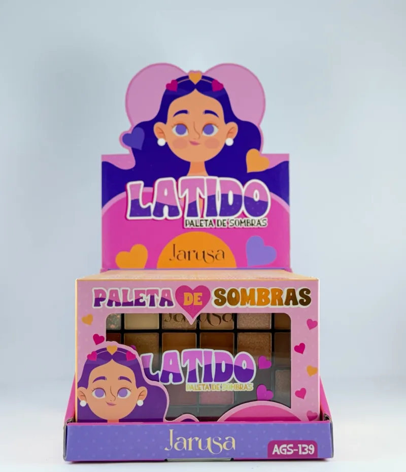 PALETA DE SOMBRAS LATIDO x 24 COLORES JARUSA