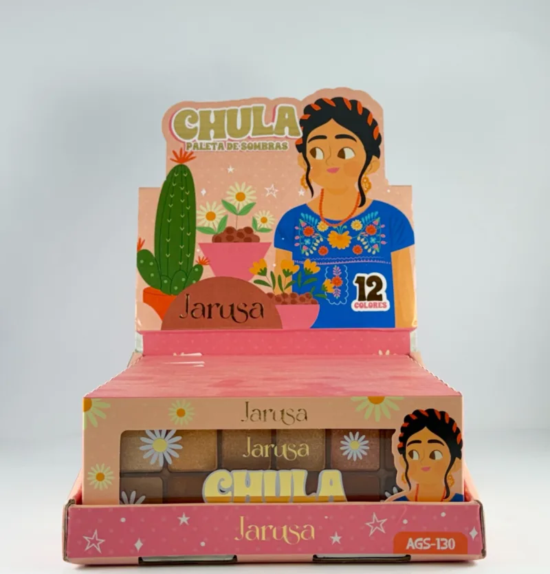 PALETA DE SOMBRAS CHULA x 12 COLORES JARUSA