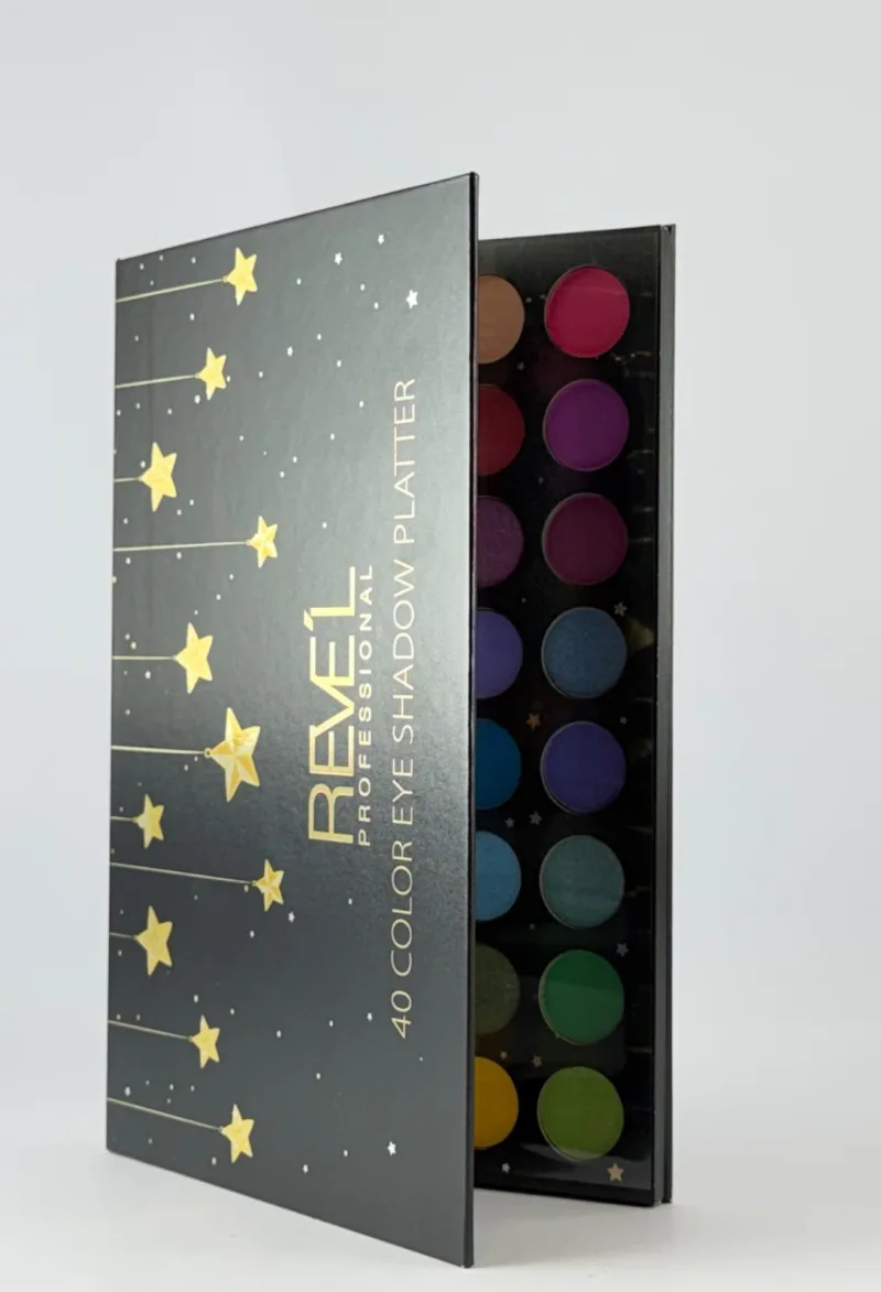 PALETA DE SOMBRAS 40 COLORES REVEL