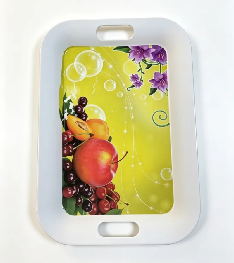 BANDEJA MELAMINE BLANCA GRANDE
