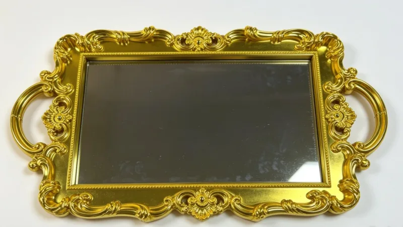 FUENTE ESPEJO DORADO PEQUEÑO