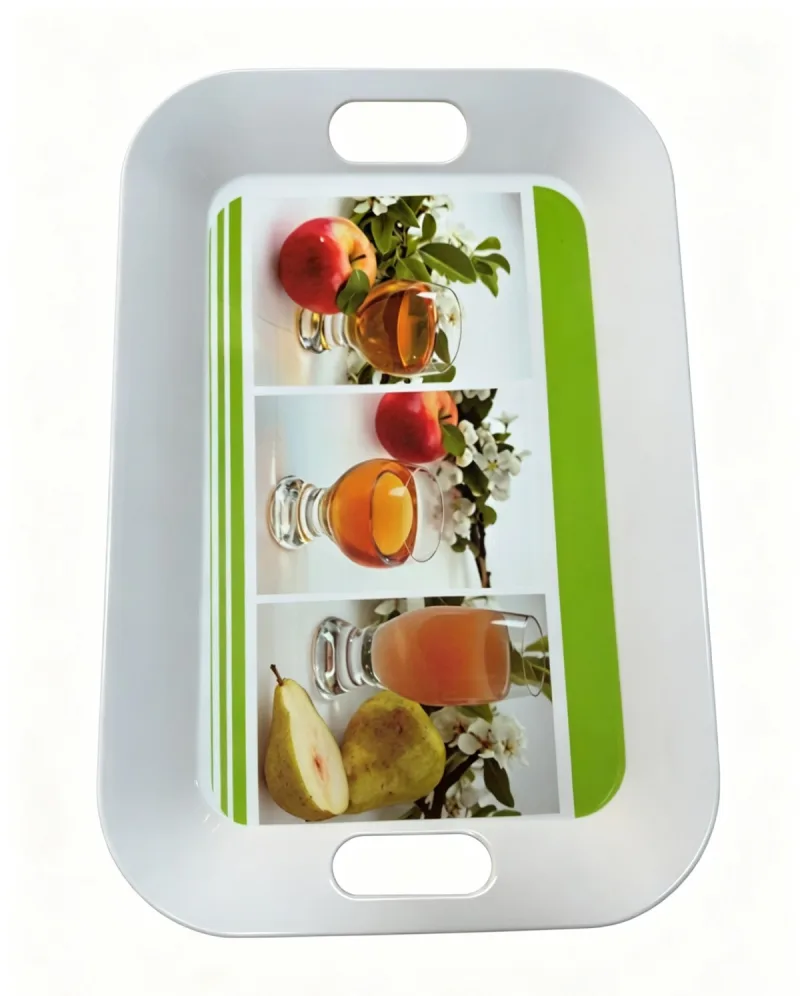 BANDEJA MELAMINE BLANCA MEDIANO