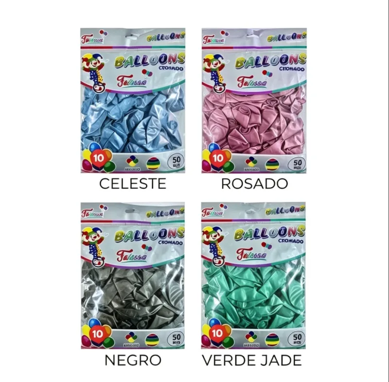 GLOBO FALESSA CROMADO N° 10