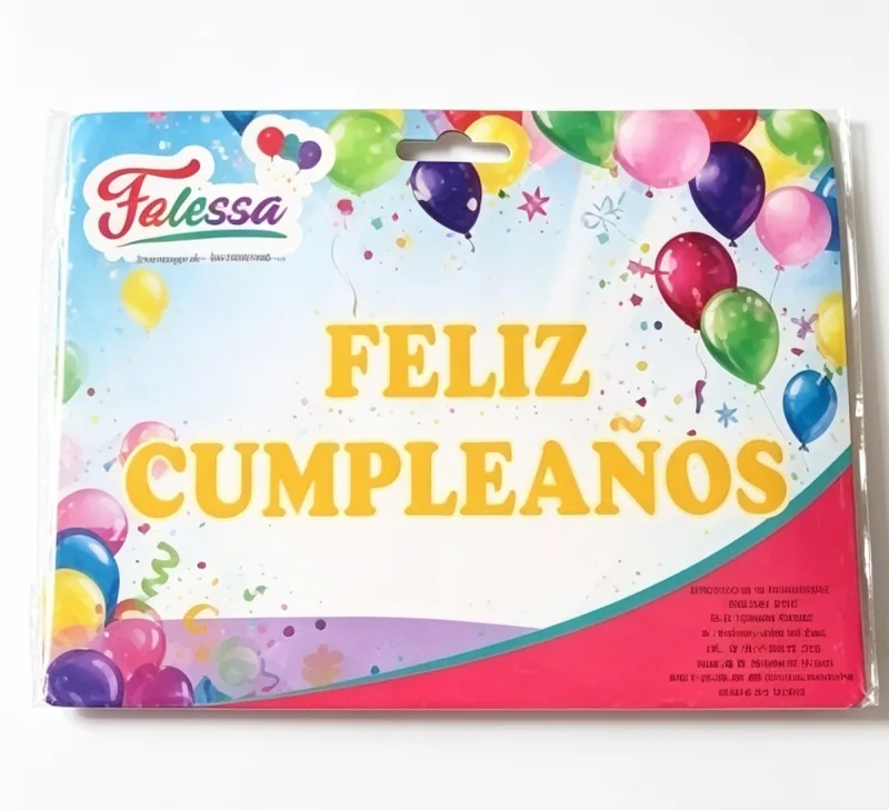 GLOBO FELIZ CUMPLEAÑOS IMPRENTA