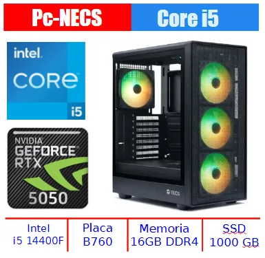 COMPUTADORA INTEL CORE I5, 16 GB RAM, SSD 1TB, RTX 5050 8GB