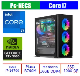 COMPUTADORA INTEL CORE I7, 16GB DDR4, 1TB SSD, RTX 3050 6GB