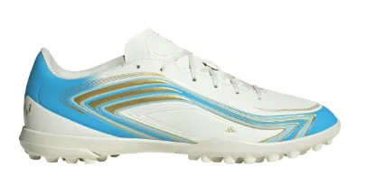 ZAPATILLA ADIDAS F50 MESSI CLUB TF KK1377 TALLA 42.5 BLANCO CELESTE DORADO