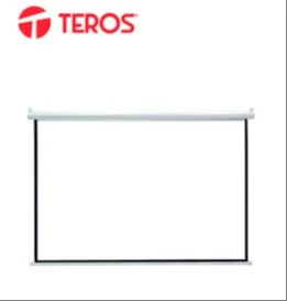 ECRAN TEROS TE-9062, MANUAL, 107 PULGADAS 1.92 X 1.92 METROS