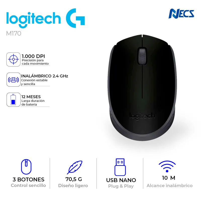MOUSE LOGITECH M170