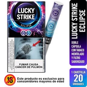 LUCKY STRIKE ARANDADO CON MENTA