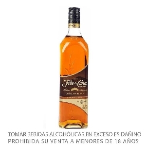 RON FLOR DE CAÑA 4AÑOS 750ML