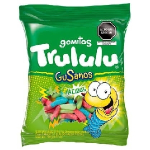 TRULULU GUSANOS ÃCIDOS GOMITAS  80G