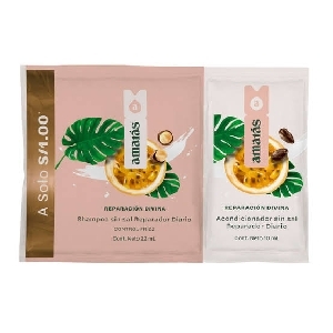 SHAMPOO AMARAS REPARACIÃ“N + ACONDICIONADOR 20ML
