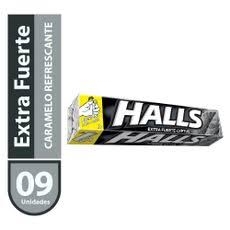 HALLS STRONG NEGRO 25.2 G