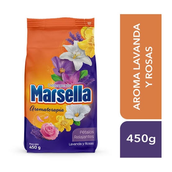 MARSELLA DETERGENTE LAVANDA Y ROSAS 450G