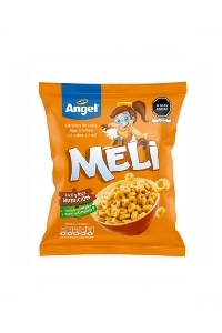 MELI CEREAL ANGEL EXTRUIDOS DE MAIZ TRIGO Y AVENA CON SABOR A MIEL 20G