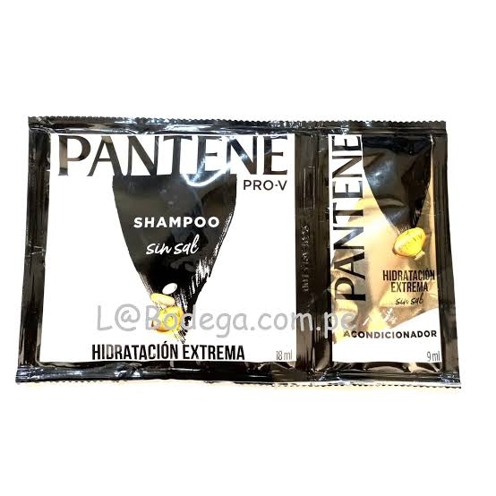 PANTENE SHAMPOO HIDRATACION EXTREMA 18ML + 9ML ACONDICIONADOR